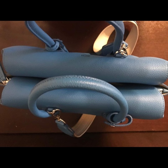 New MCM Nilla tote grained leather w cloth & card
